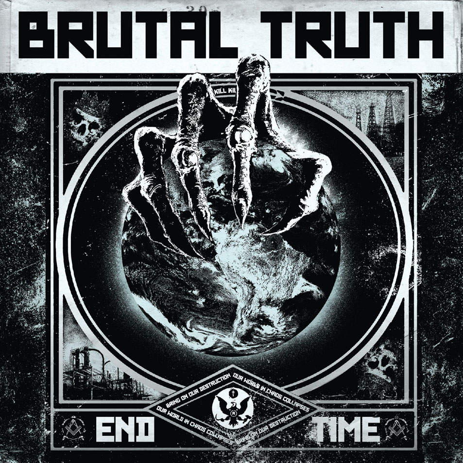 Cartula Frontal de Brutal Truth - End Time