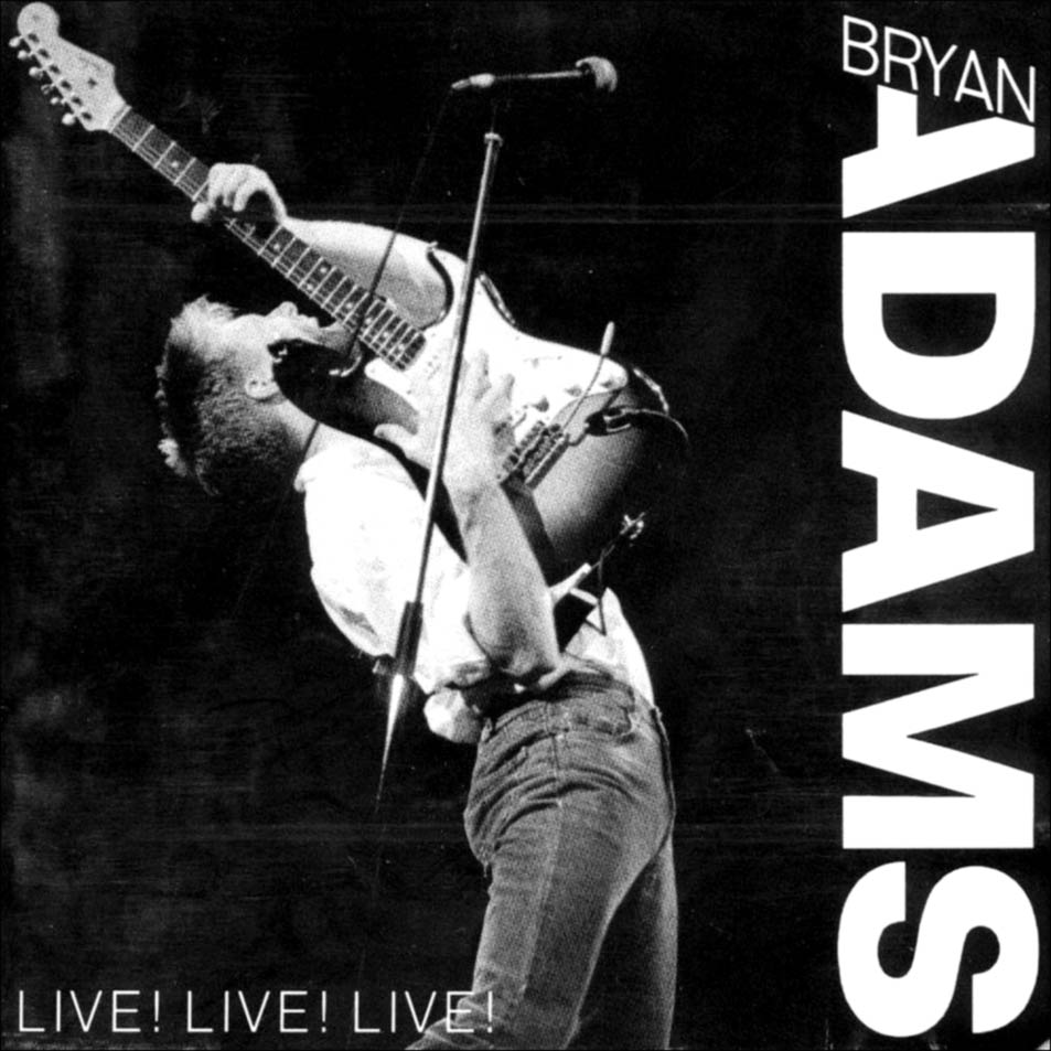 Cartula Frontal de Bryan Adams - Live Live Live