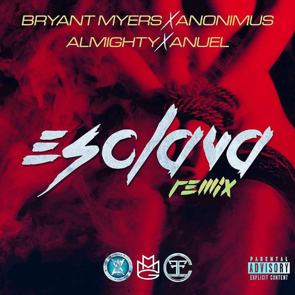 Cartula Frontal de Bryant Myers - Esclava (Featuring Anonimus, Almighty & Anuel Aa) (Remix) (Cd Single)