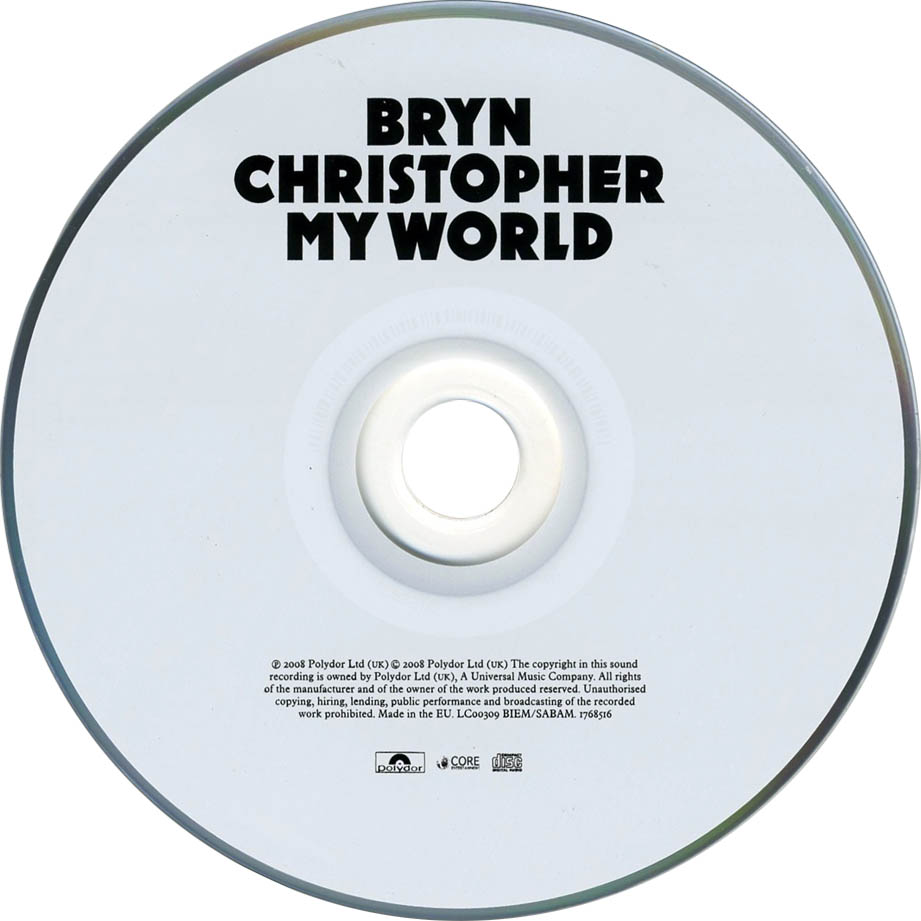 Cartula Cd de Bryn Christopher - My World