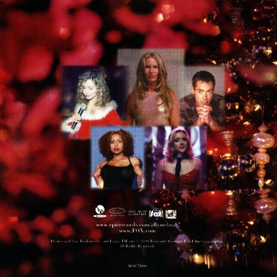 Cartula Interior Frontal de Bso Ally Mcbeal: A Very Ally Christmas