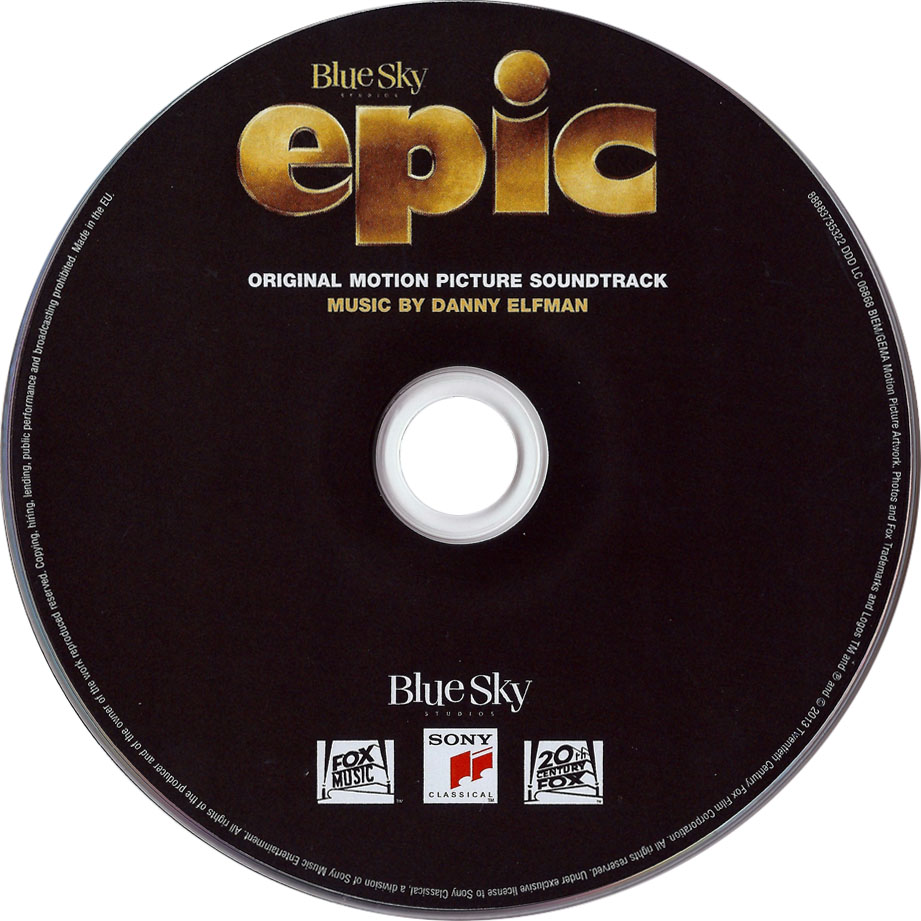 Cartula Cd de Bso Epic: El Reino Secreto