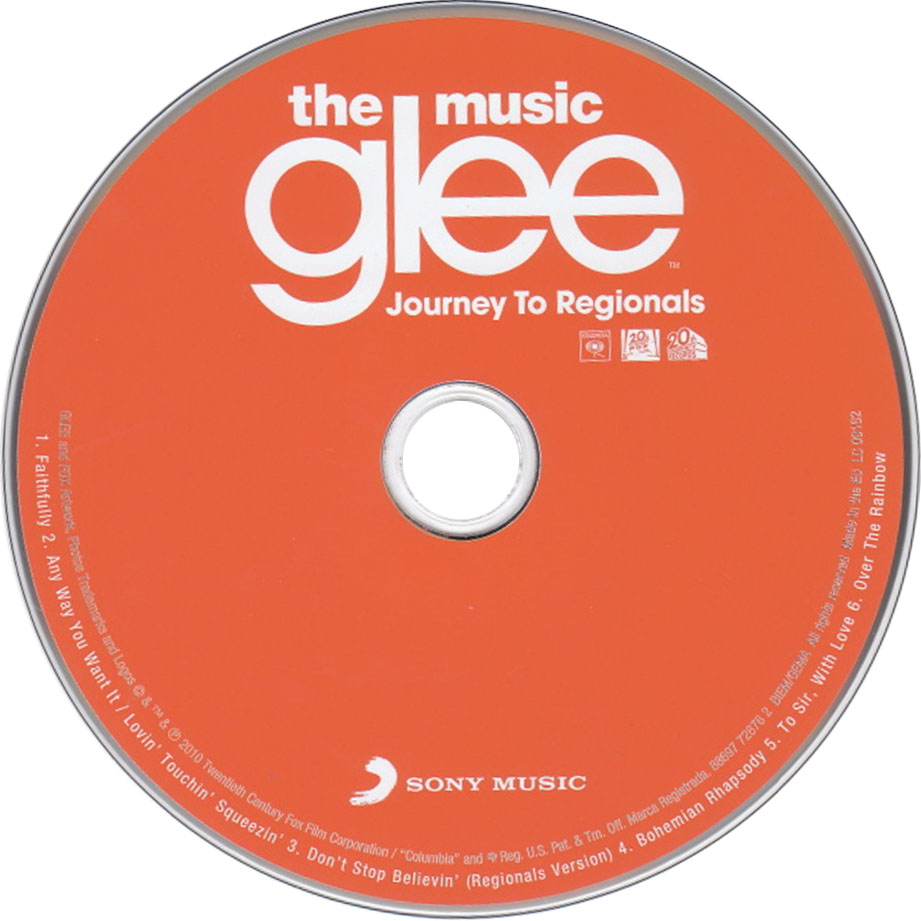 Cartula Cd de Bso Glee: The Music, Journey To Regionals