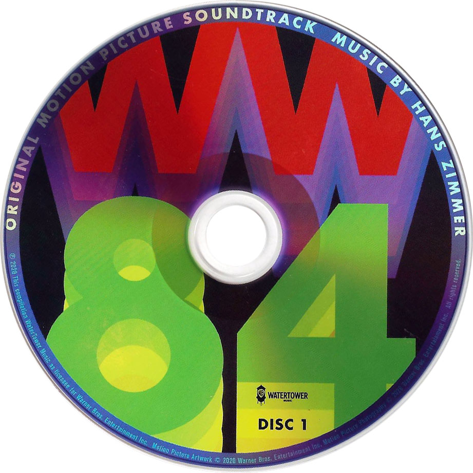 Cartula Cd1 de Bso Mujer Maravilla 1984 (Wonder Woman 1984)