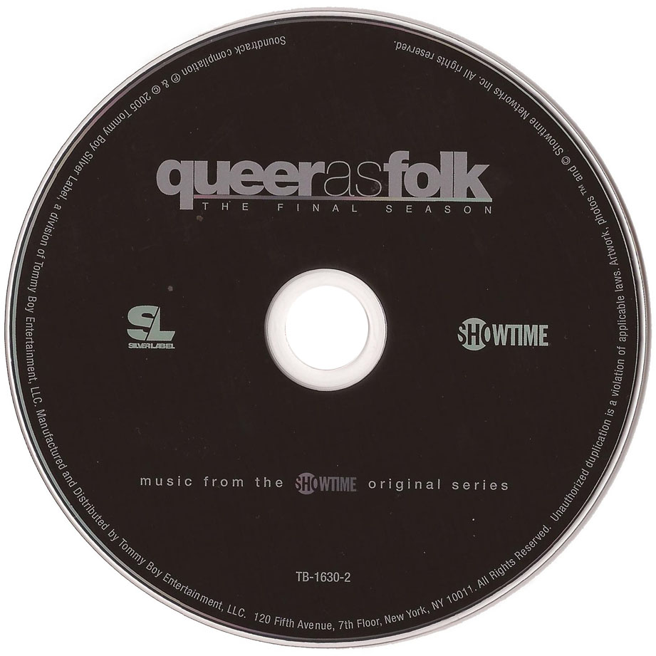 Cartula Cd de Bso Queer As Folk: The Final Season