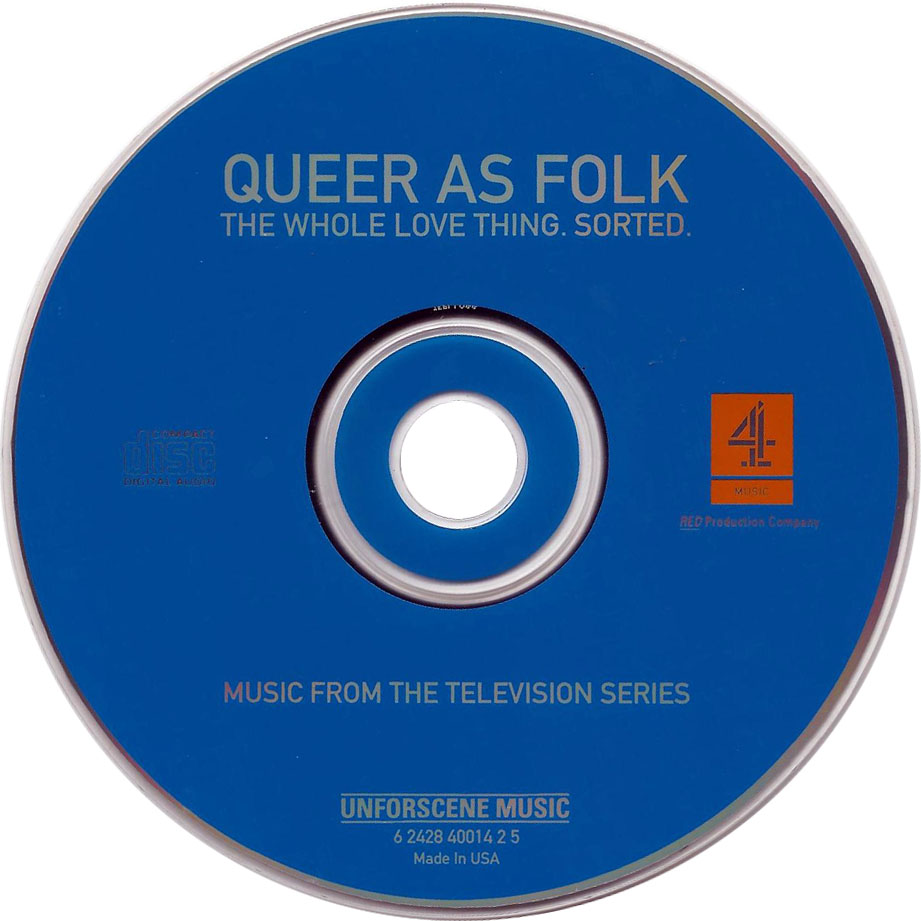 Cartula Cd de Bso Queer As Folk: The Whole Love Thing. Sorted