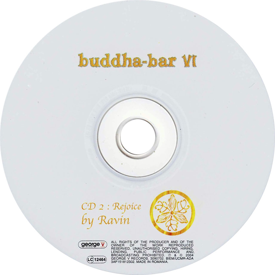 Cartula Cd2 de Buddha-Bar Vi