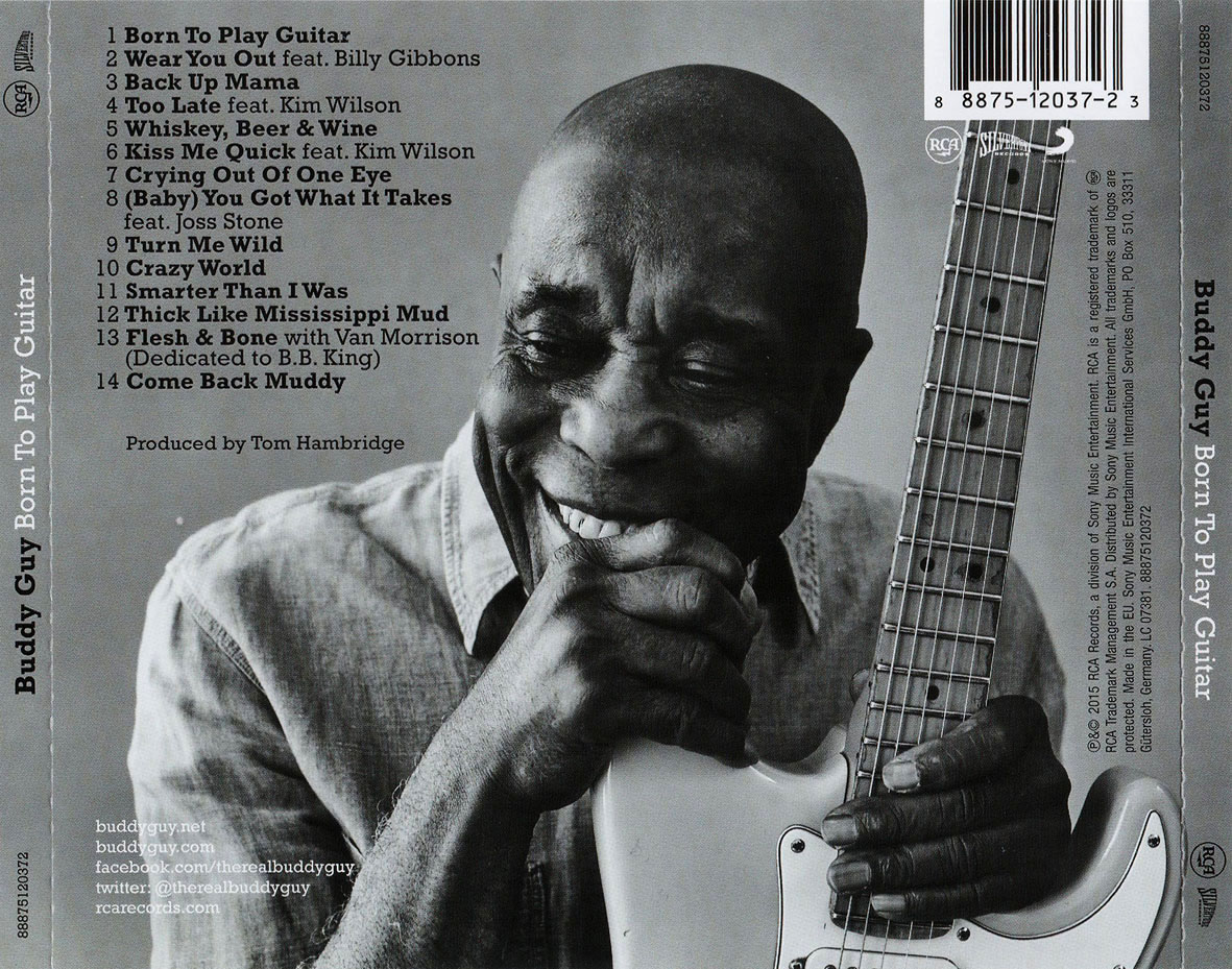 Cartula Trasera de Buddy Guy - Born To Play Guitar