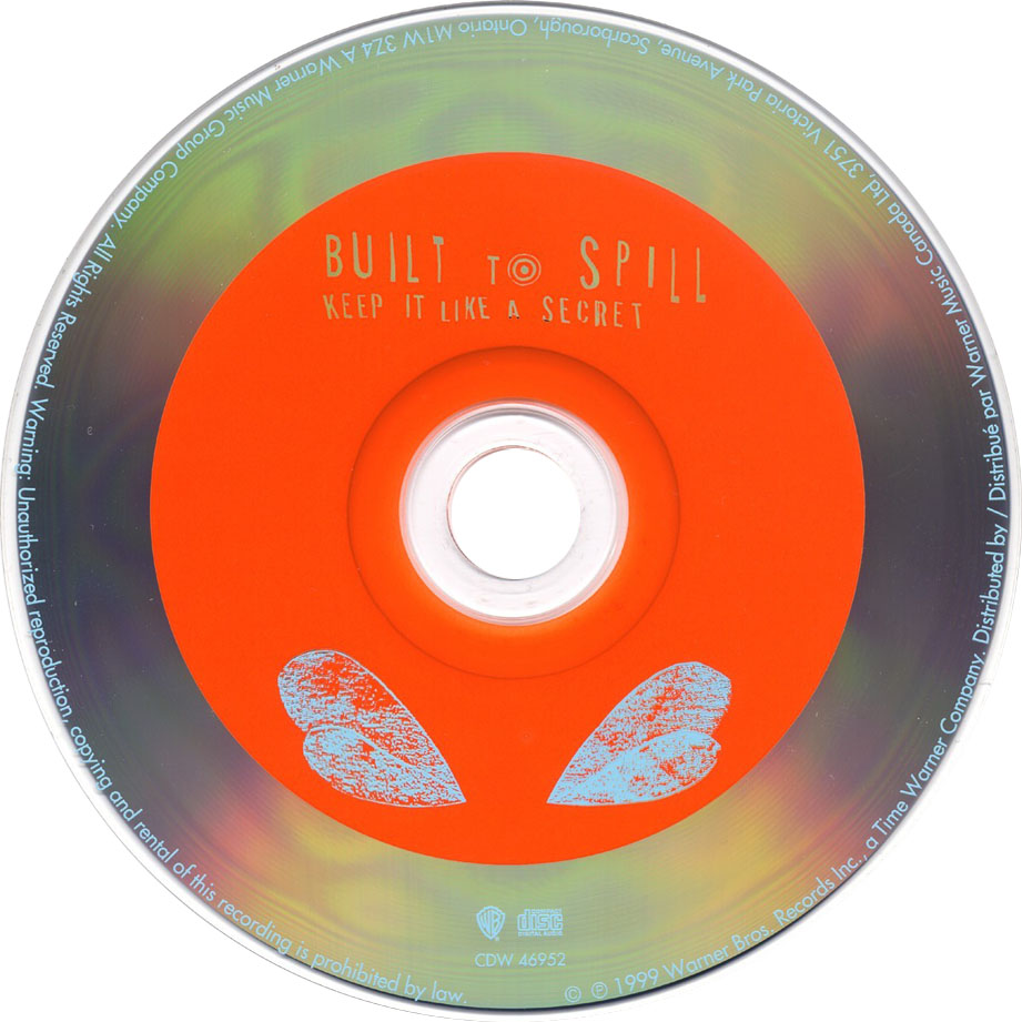 Cartula Cd de Built To Spill - Keep It Like A Secret