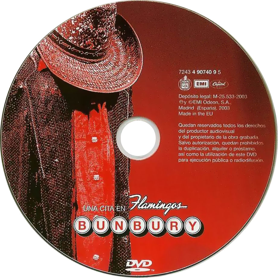 Cartula Dvd de Bunbury - Una Cita En Flamingos (Dvd)