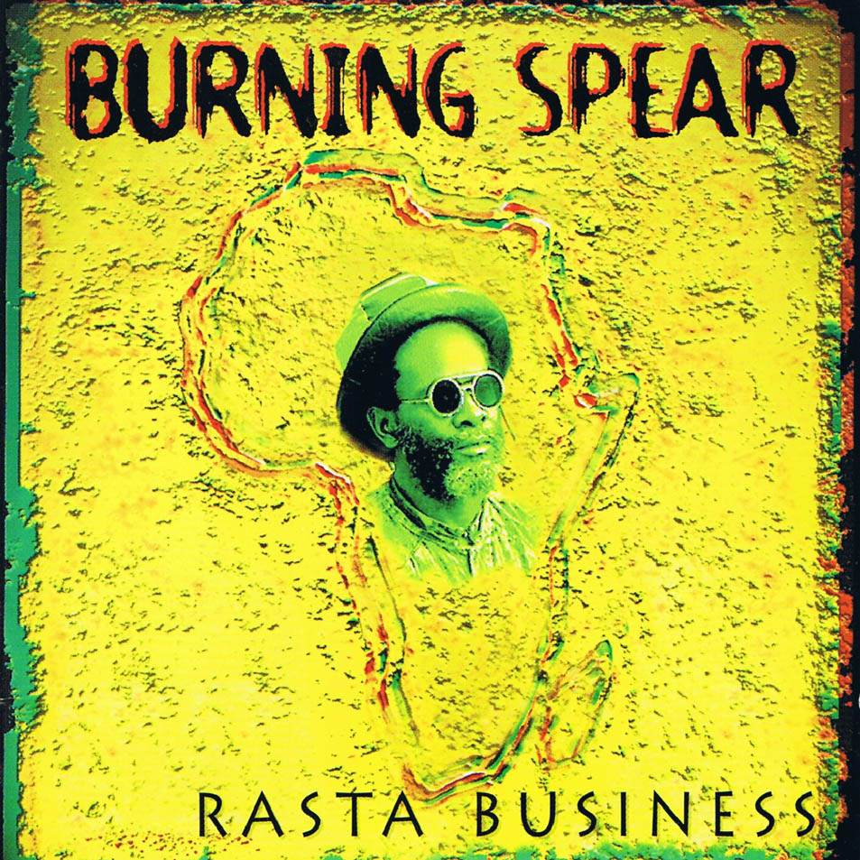 Cartula Frontal de Burning Spear - Rasta Business