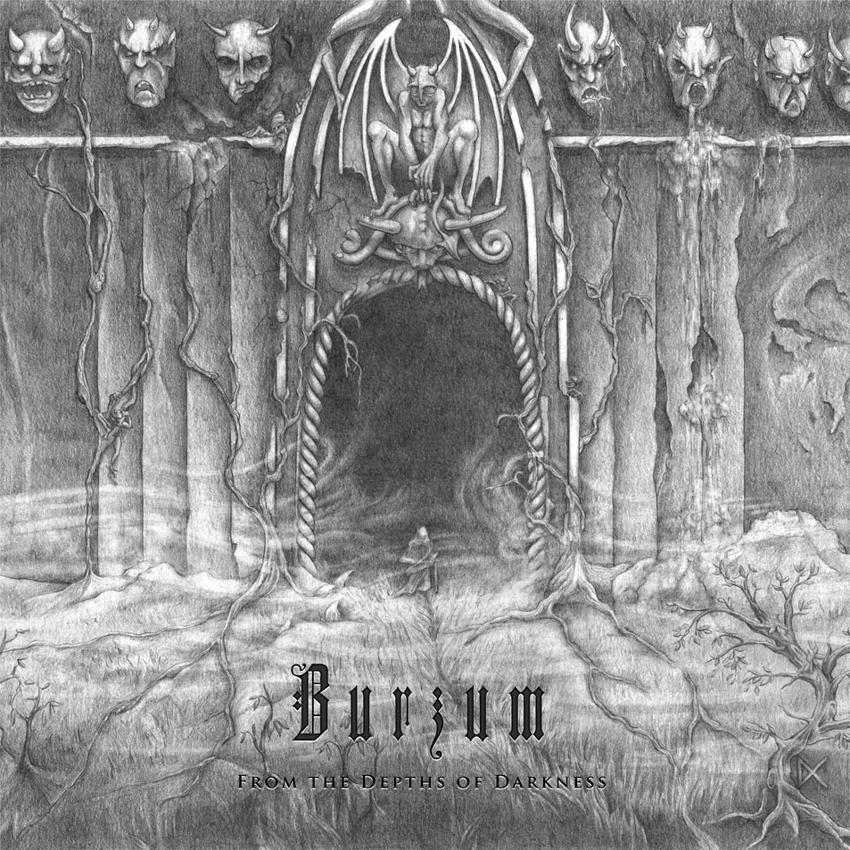 Cartula Frontal de Burzum - From The Depths Of Darkness