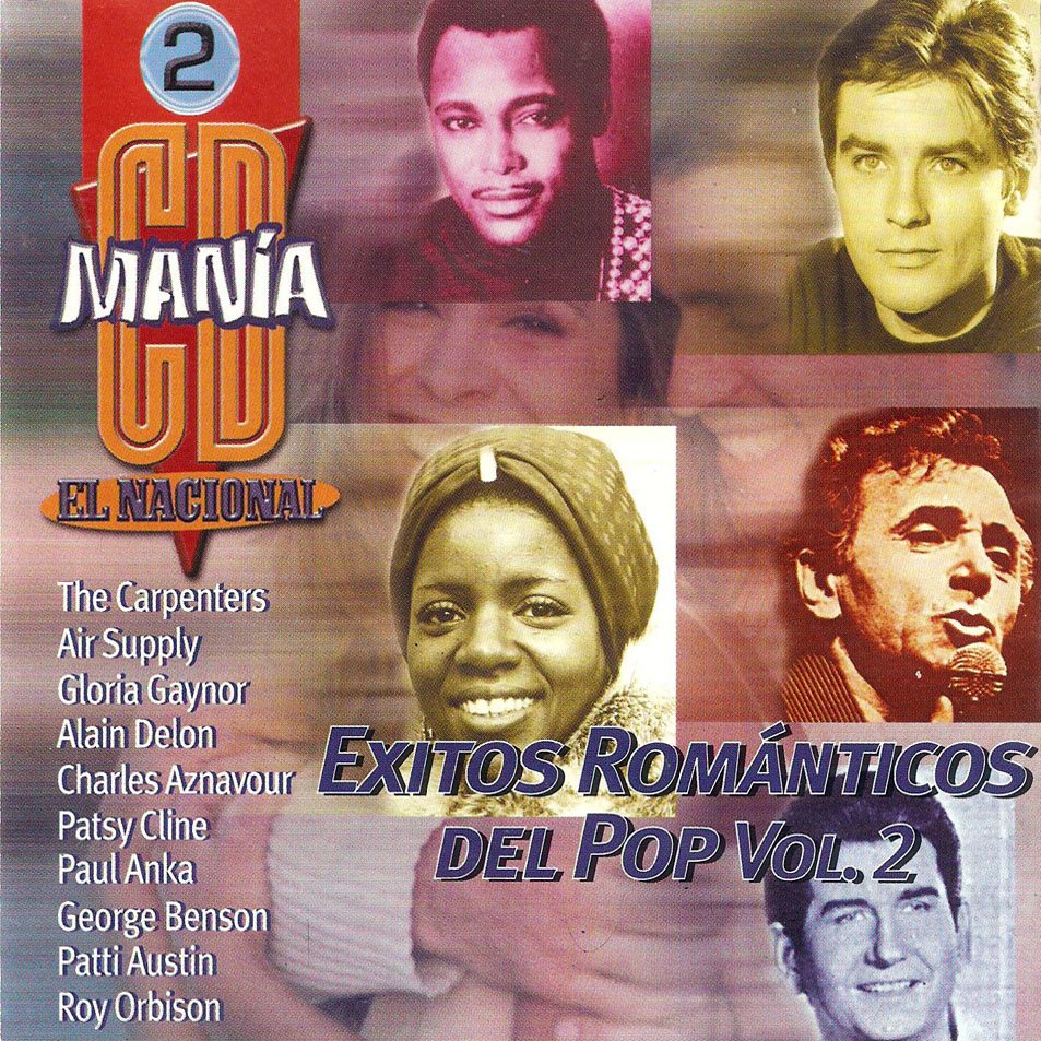Car�tula Frontal de Cd Mania Exitos Romanticos Del Pop Volumen 2