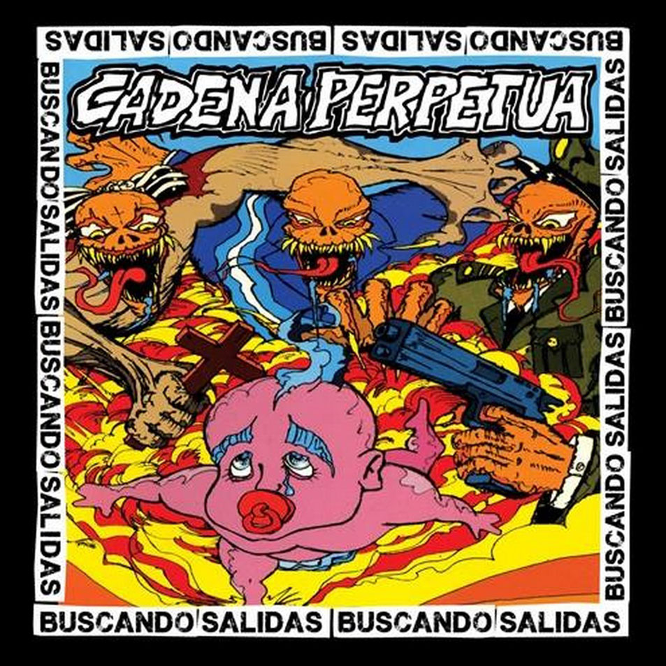 Cartula Frontal de Cadena Perpetua - Buscando Salidas (2013)