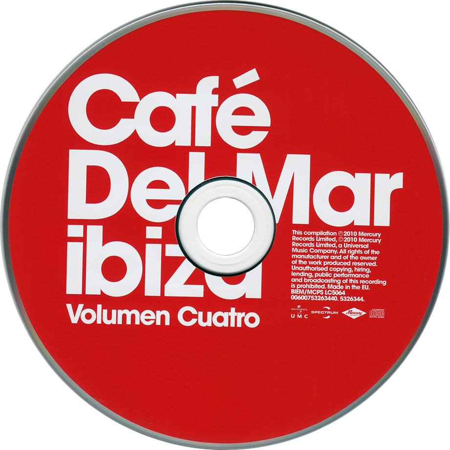 Cartula Cd2 de Cafe Del Mar Ibiza Volumen Tres Y Cuatro