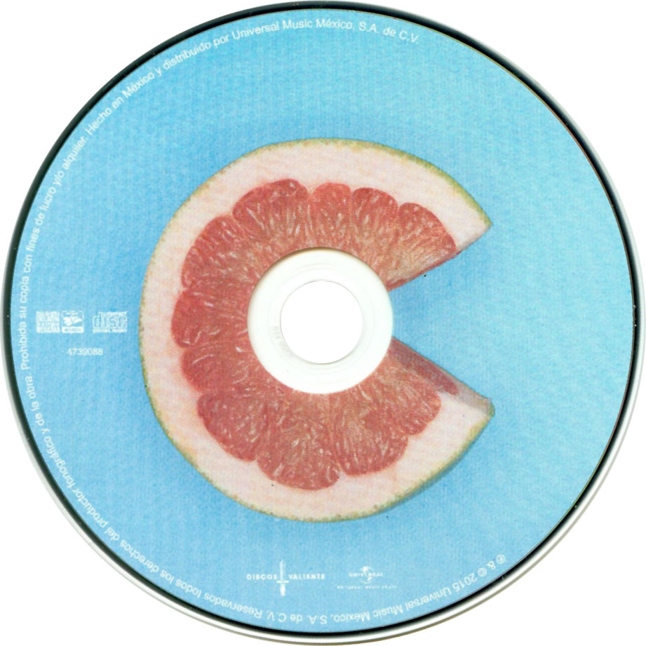 Cartula Cd de Caloncho - Fruta, Volumen II