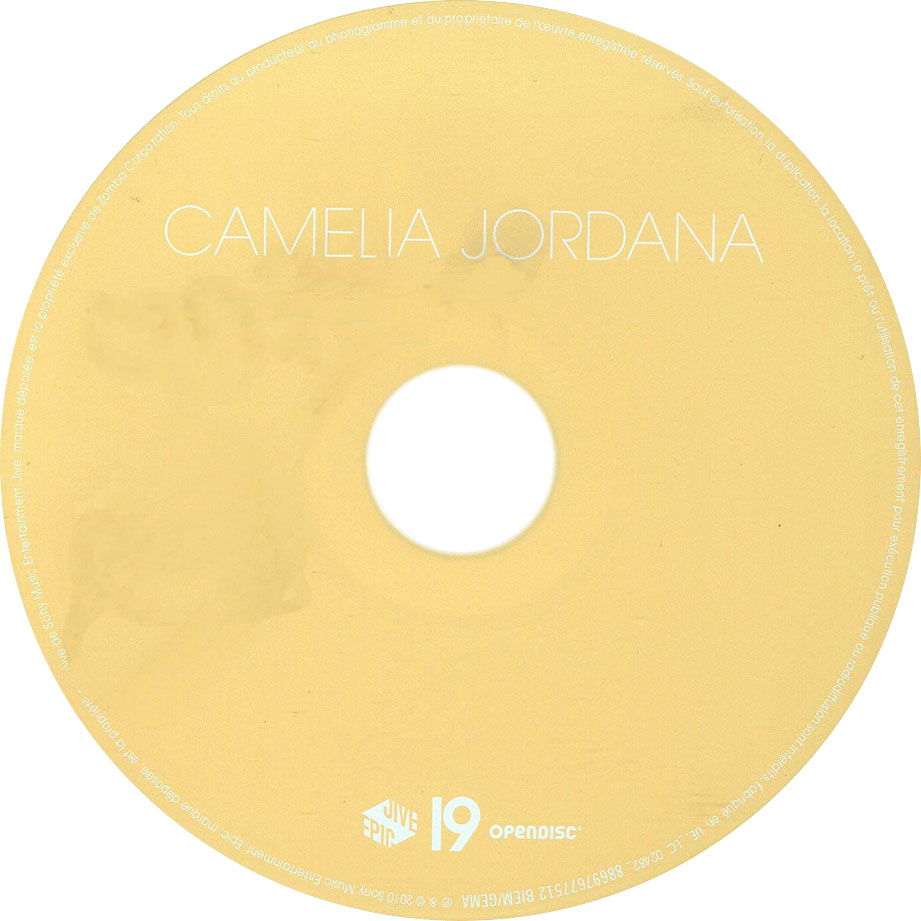 Cartula Cd de Camelia Jordana - Camelia Jordana