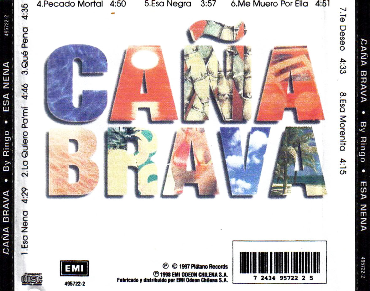 Cartula Trasera de Caa Brava - Esa Nena