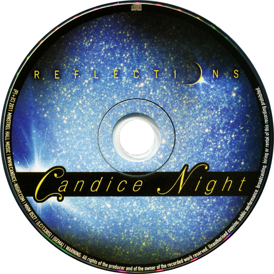 Cartula Cd de Candice Night - Reflections
