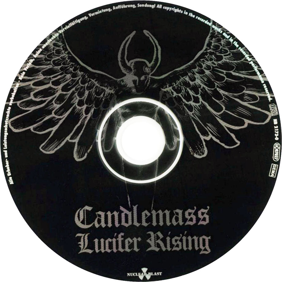 Cartula Cd de Candlemass - Lucifer Rising