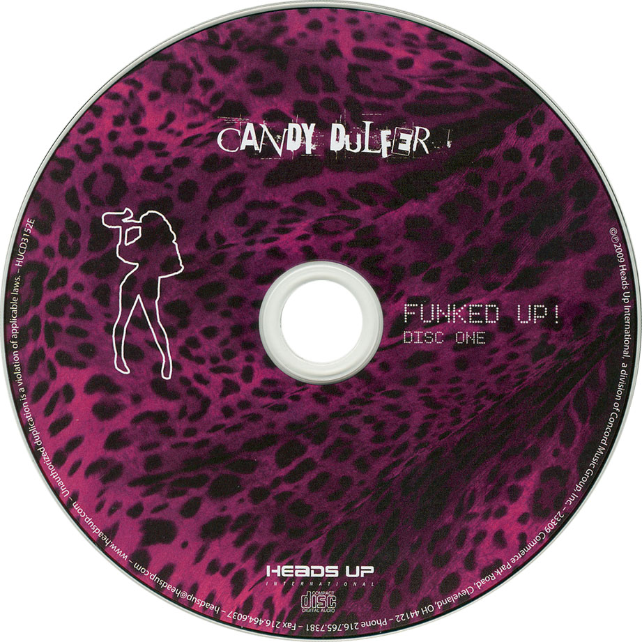 Cartula Cd1 de Candy Dulfer - Funked Up & Chilled Out