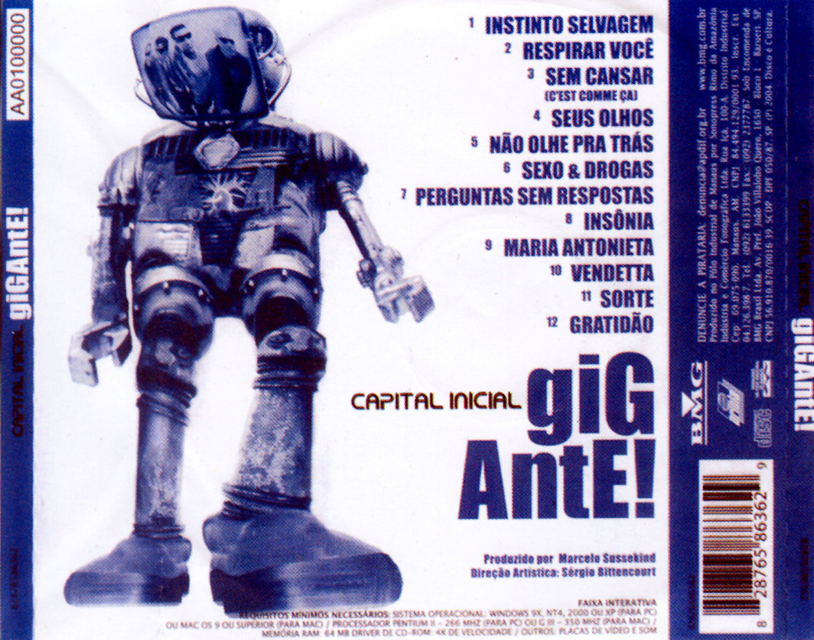 Cartula Trasera de Capital Inicial - Gigante!