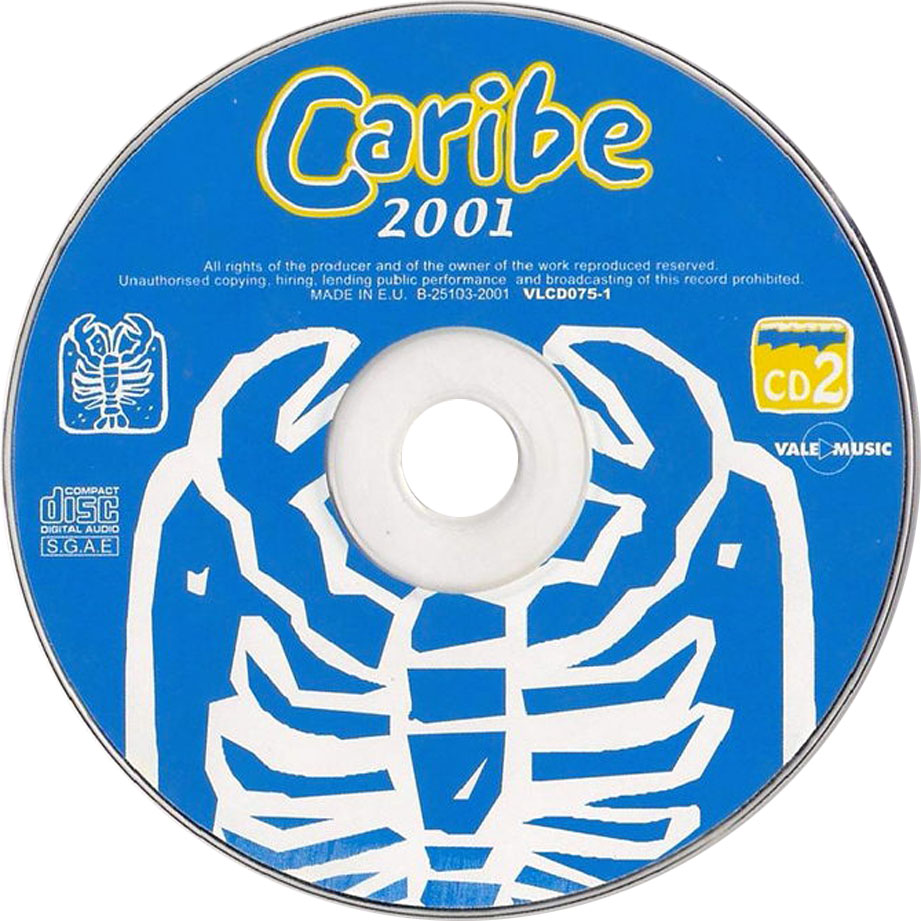 Cartula Cd2 de Caribe 2001