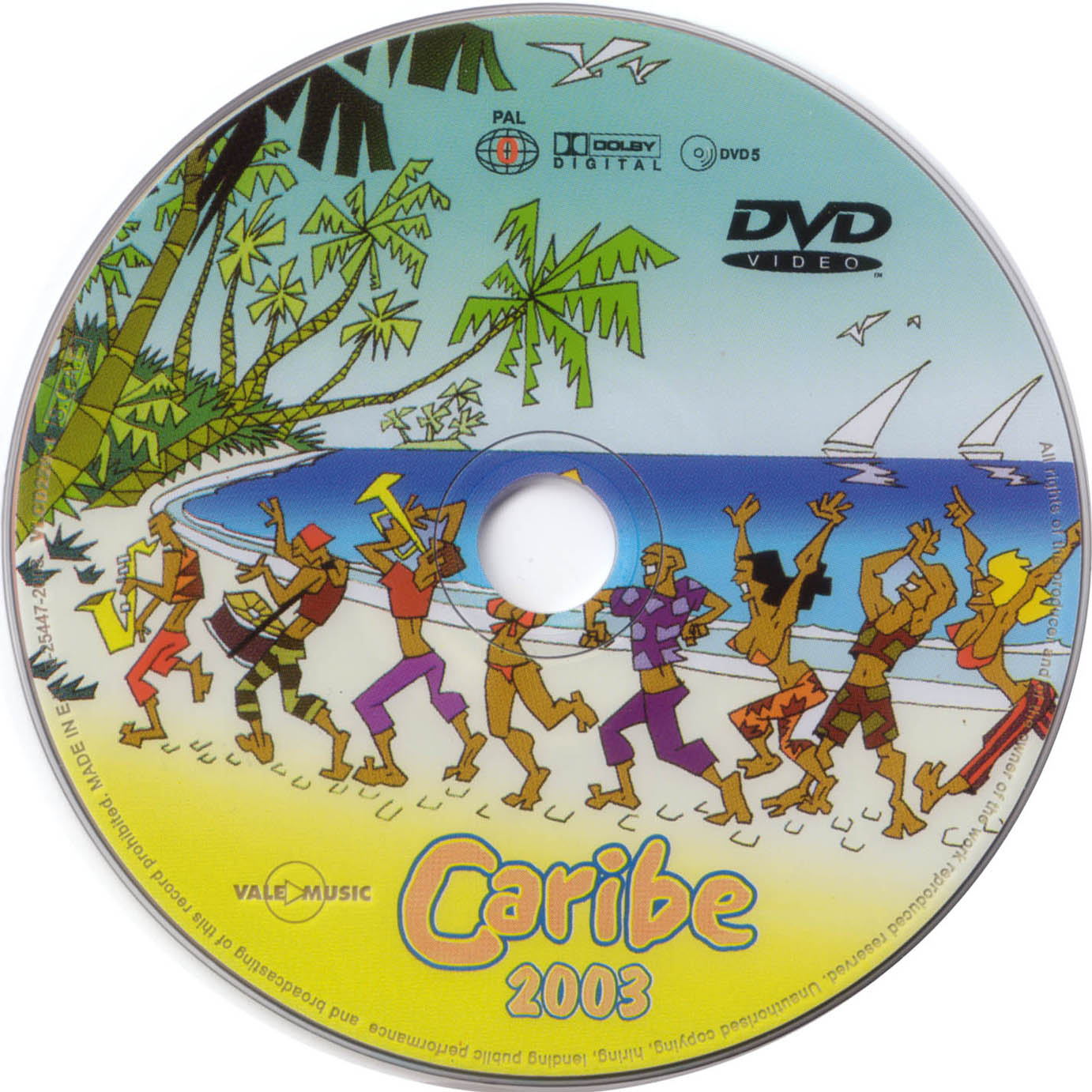 Cartula Dvd de Caribe 2003 (Dvd)