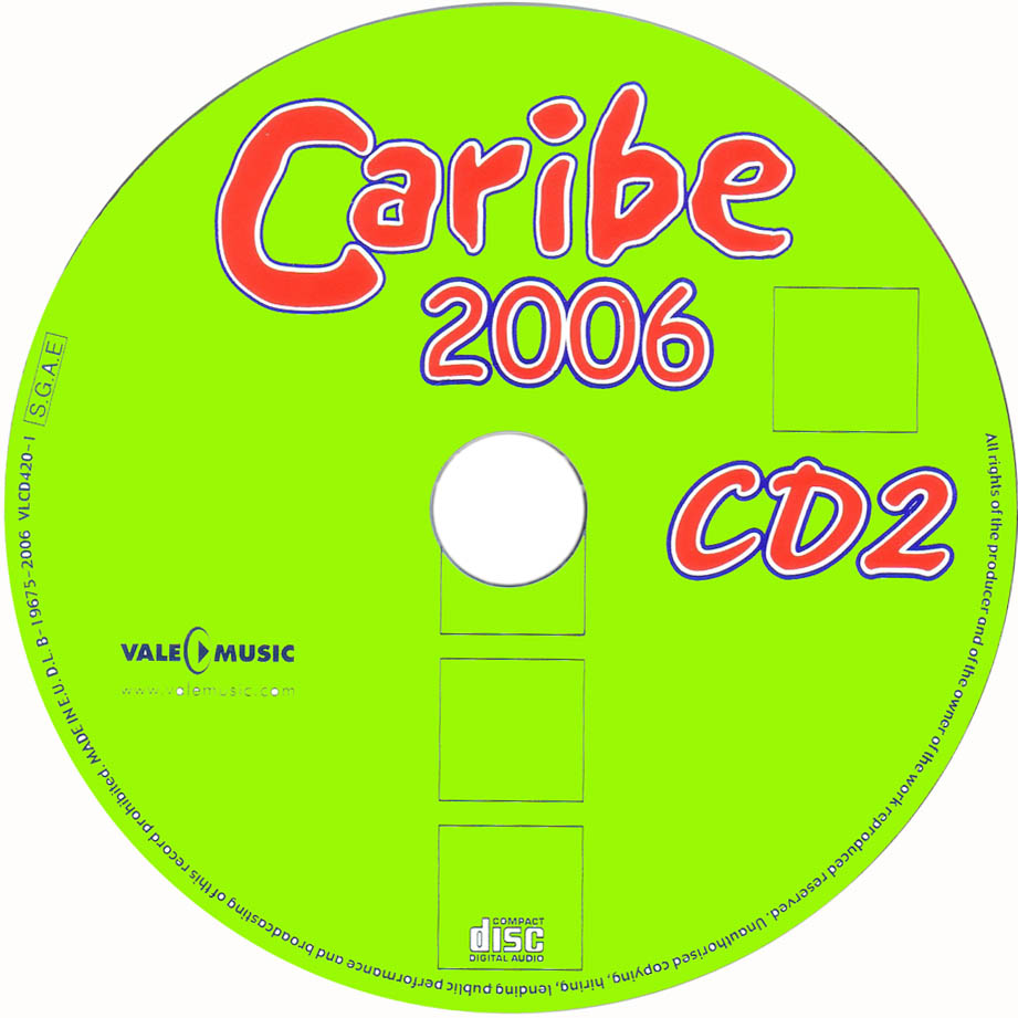 Cartula Cd2 de Caribe 2006 - Subele El Volumen