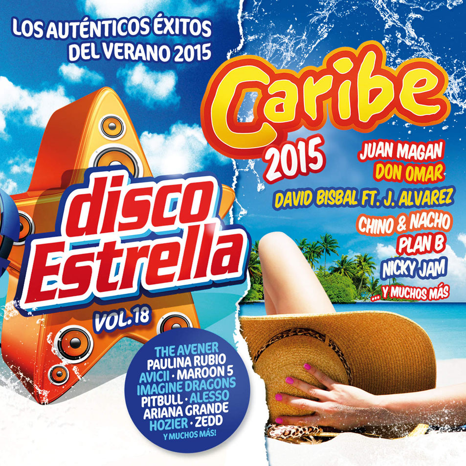 Cartula Frontal de Caribe 2015 / Disco Estrella Volumen 18