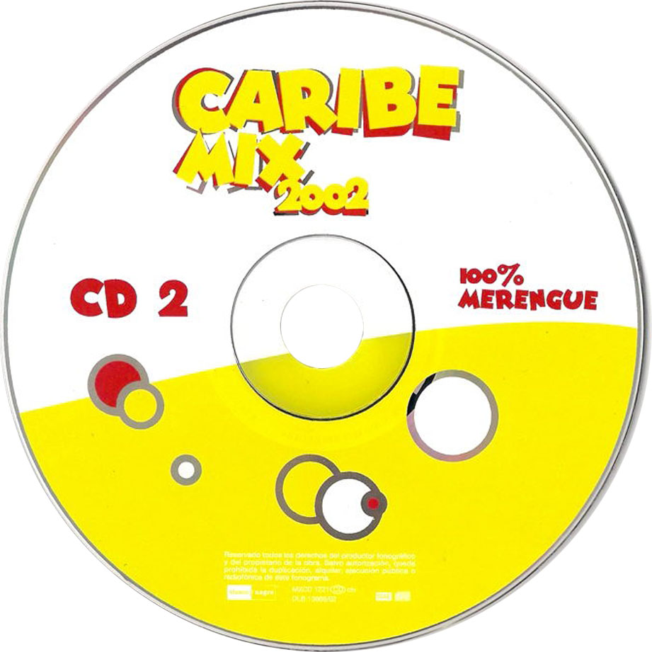 Cartula Cd de Caribe Mix 2002 Cd 2