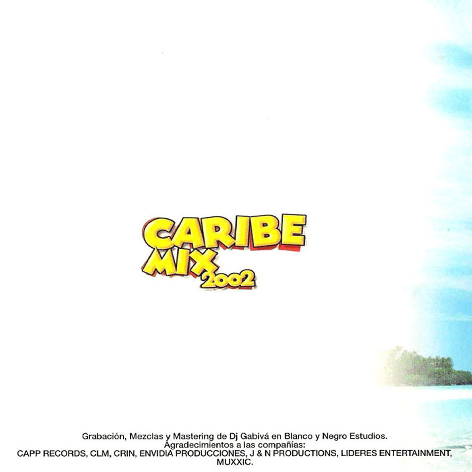 Cartula Interior Frontal de Caribe Mix 2002 Cd 3