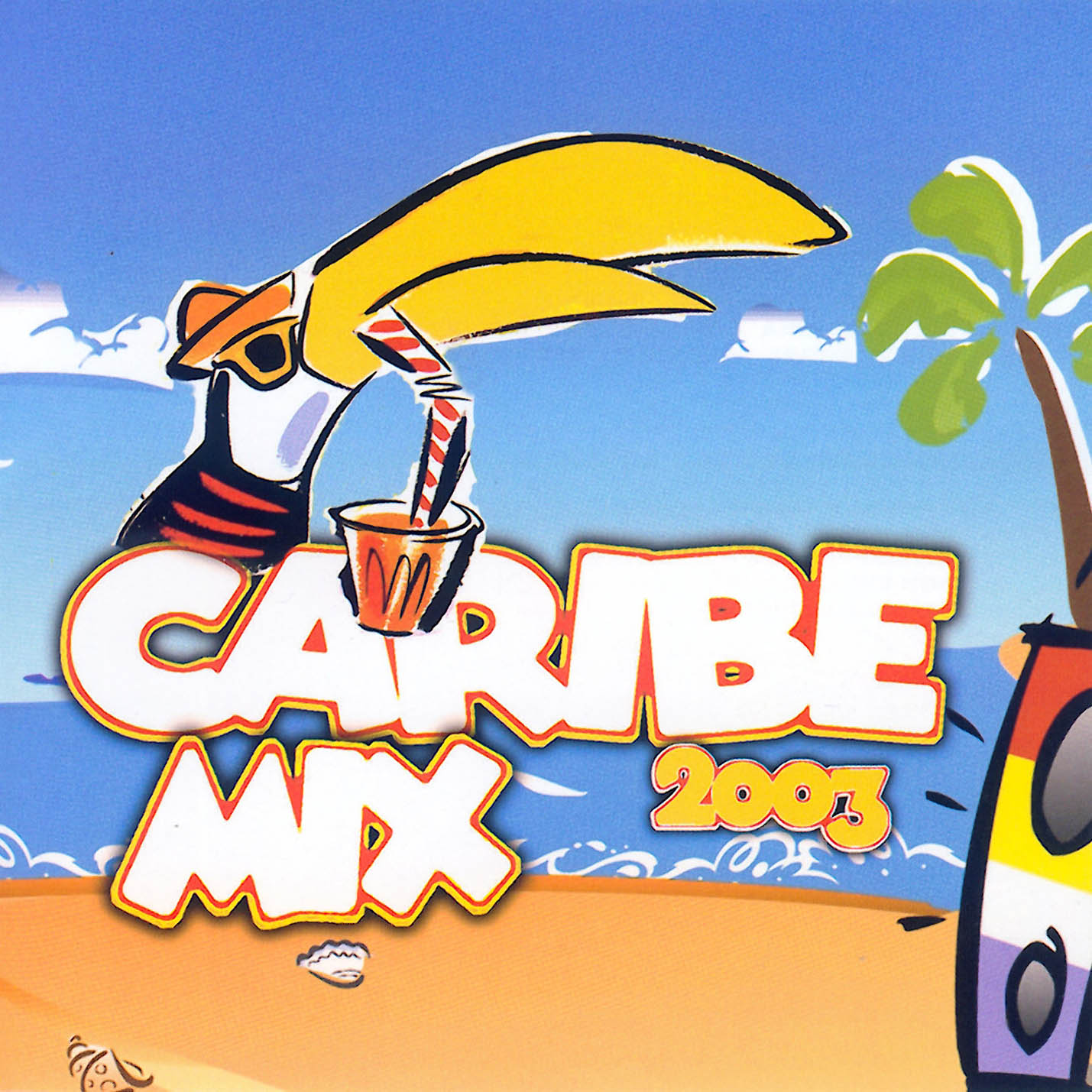 Cartula Frontal de Caribe Mix 2003 Cd 1 Y 2