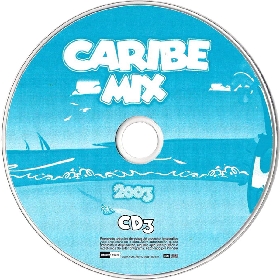 Cartula Cd de Caribe Mix 2003 Cd 3