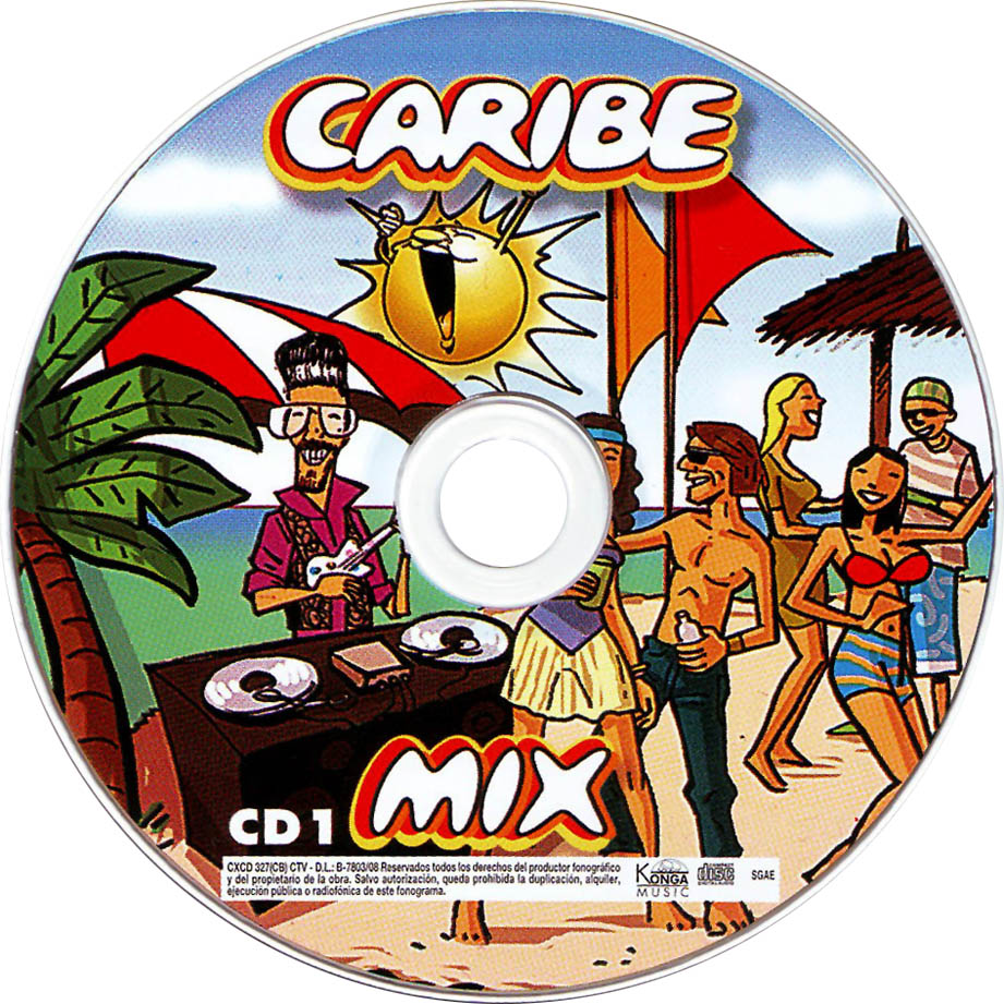 Cartula Cd1 de Caribe Mix 2008