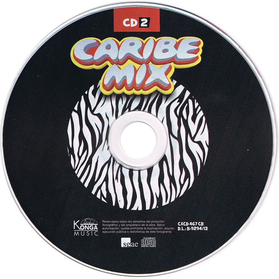 Cartula Cd2 de Caribe Mix 2013