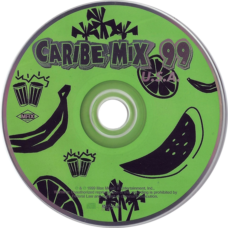 Cartula Cd de Caribe Mix U.s.a. 99