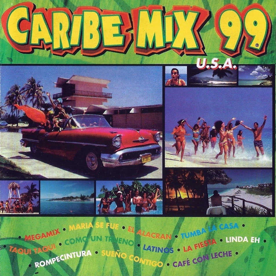 Cartula Frontal de Caribe Mix U.s.a. 99