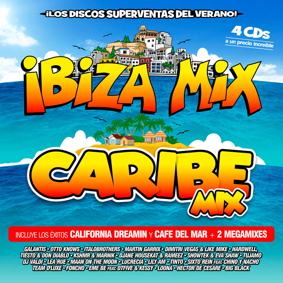 Cartula Frontal de Caribe Mix & Ibiza Mix 2016