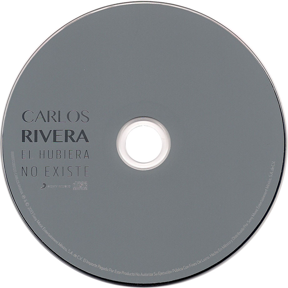 Cartula Cd de Carlos Rivera - El Hubiera No Existe