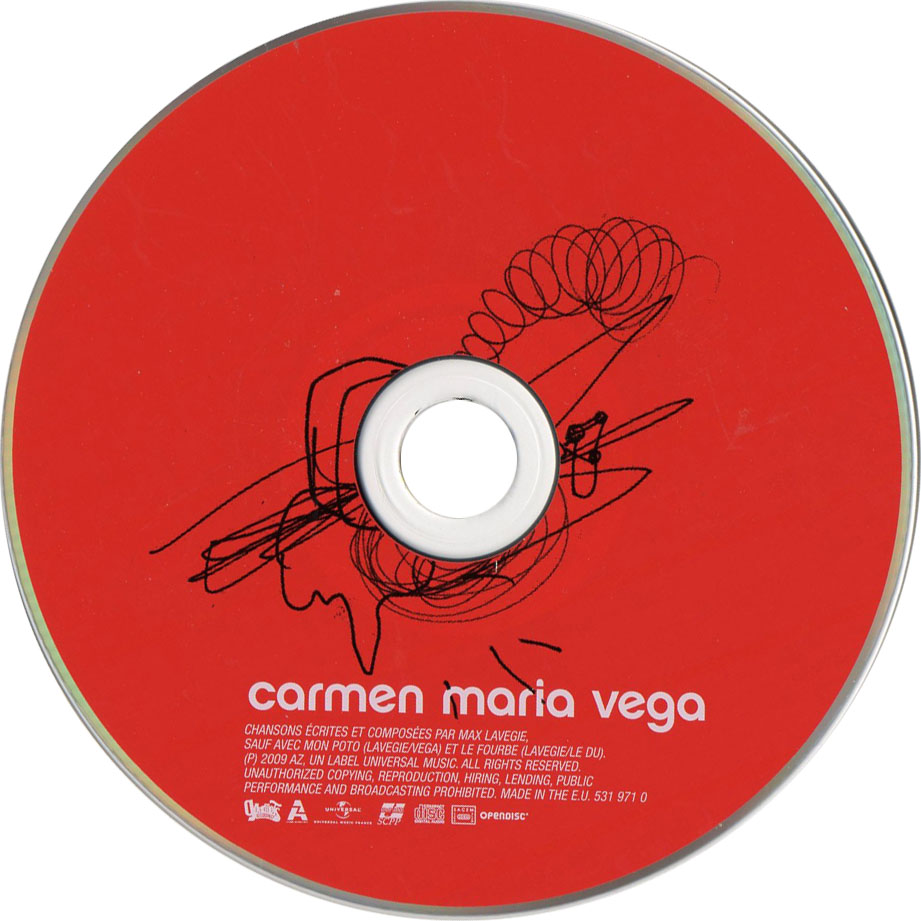 Cartula Cd de Carmen Maria Vega - Carmen Maria Vega