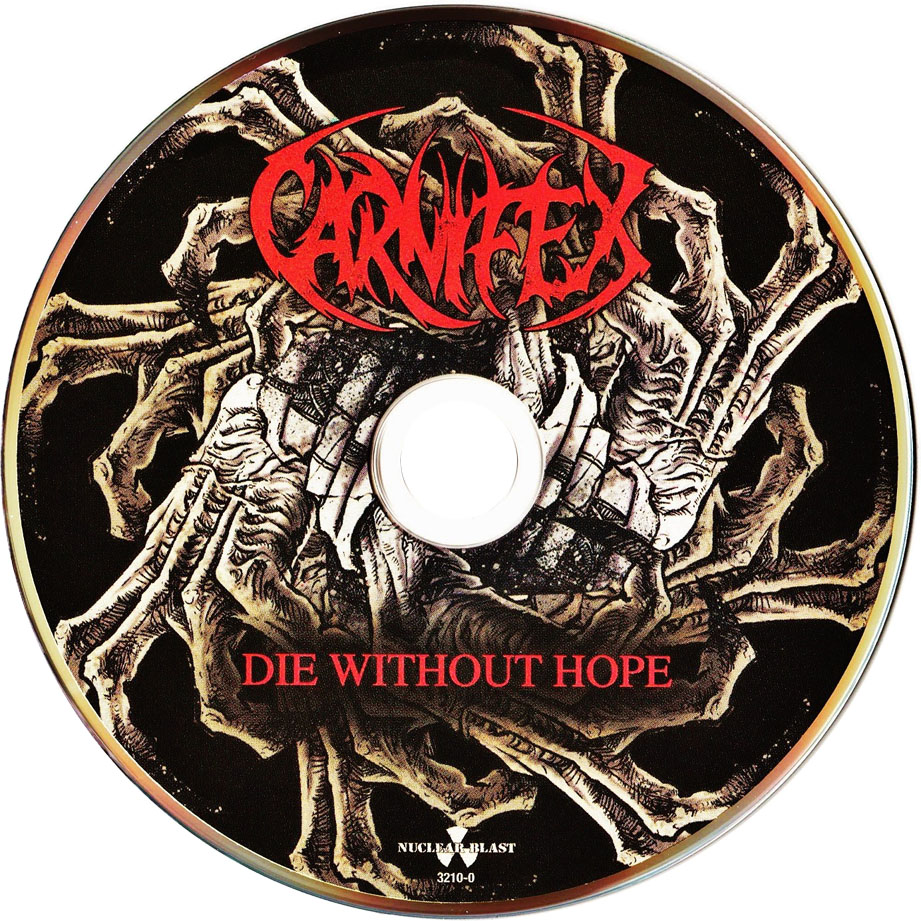 Cartula Cd de Carnifex - Die Without Hope