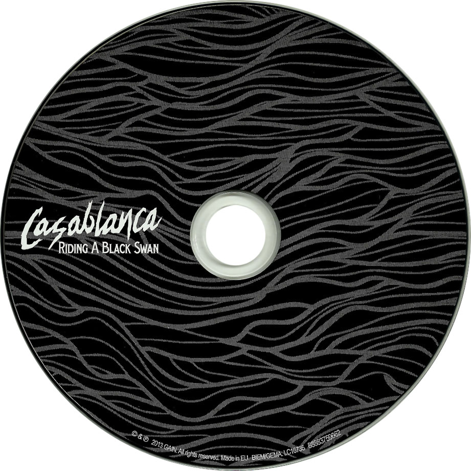 Cartula Cd de Casablanca - Riding A Black Swan