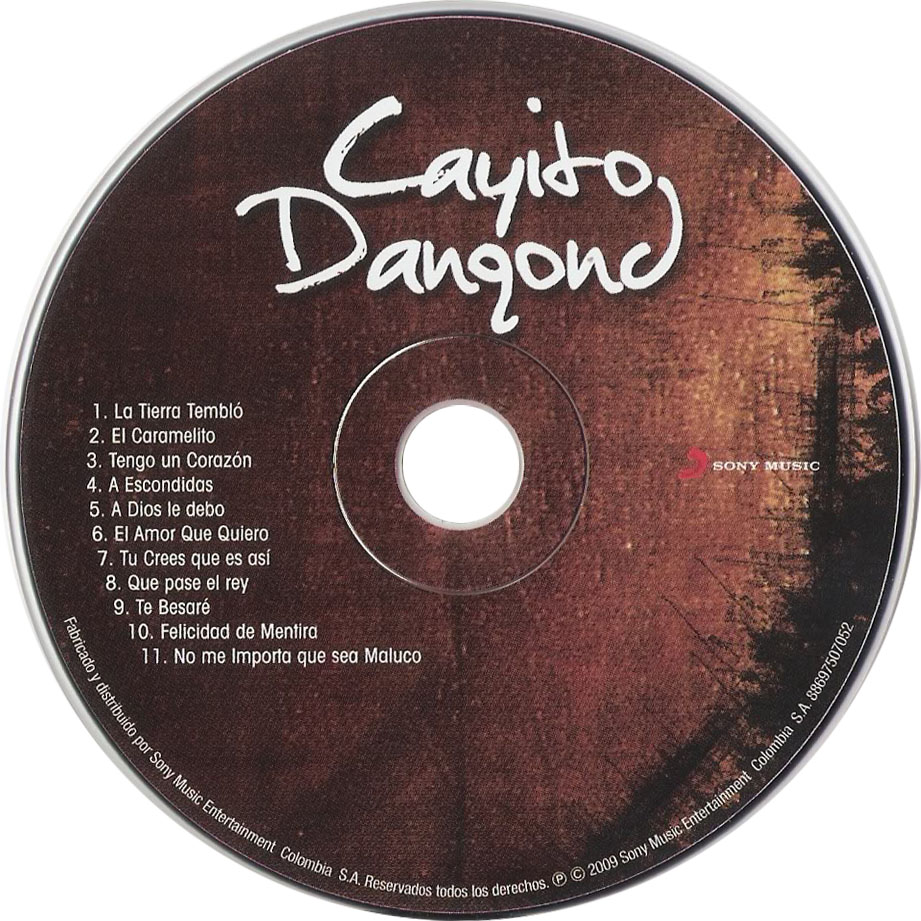 Cartula Cd de Cayito Dangond & Daniel Maestre - Tengo Un Corazon