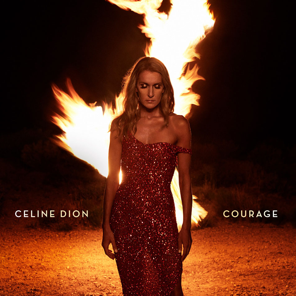 Cartula Frontal de Celine Dion - Courage