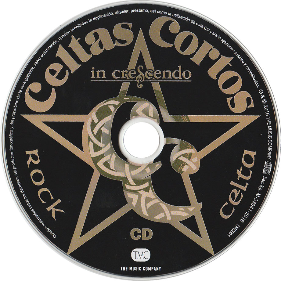 Cartula Cd de Celtas Cortos - In Crescendo