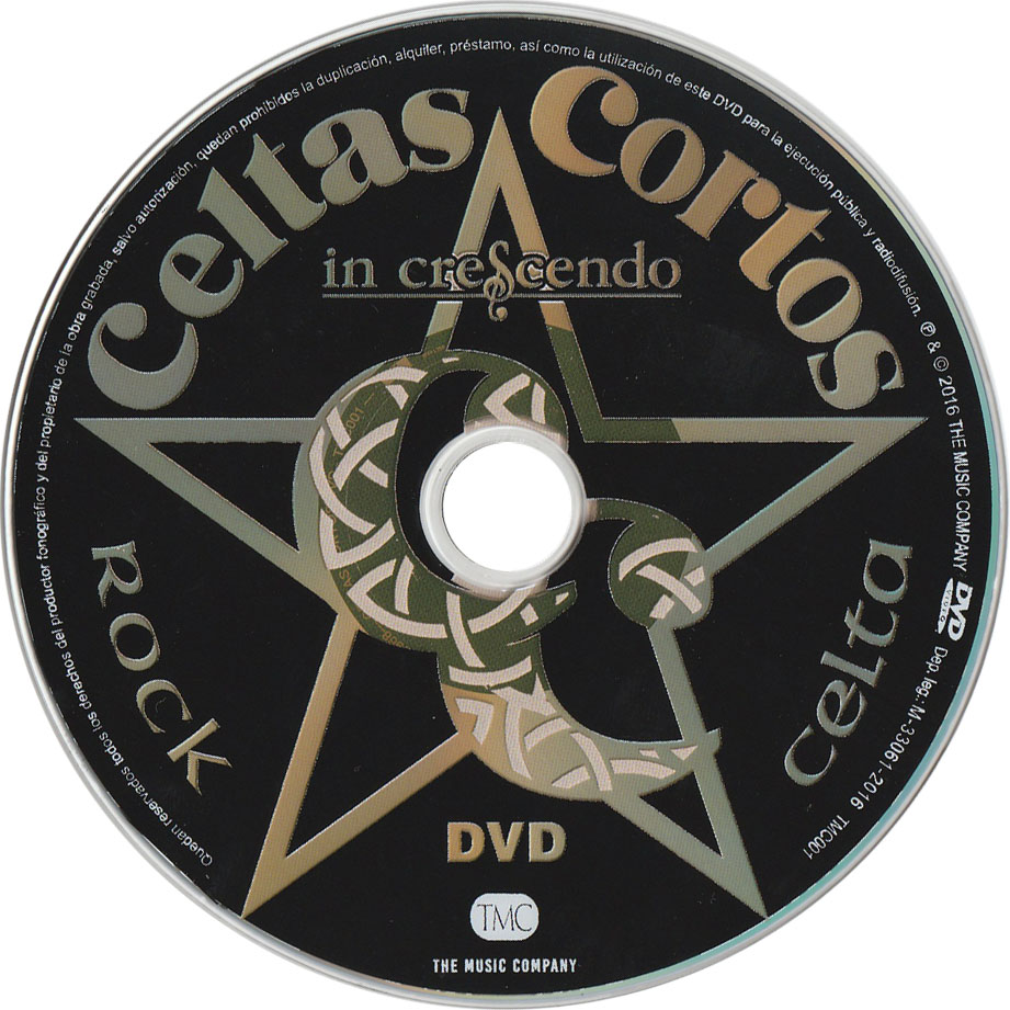 Cartula Dvd de Celtas Cortos - In Crescendo