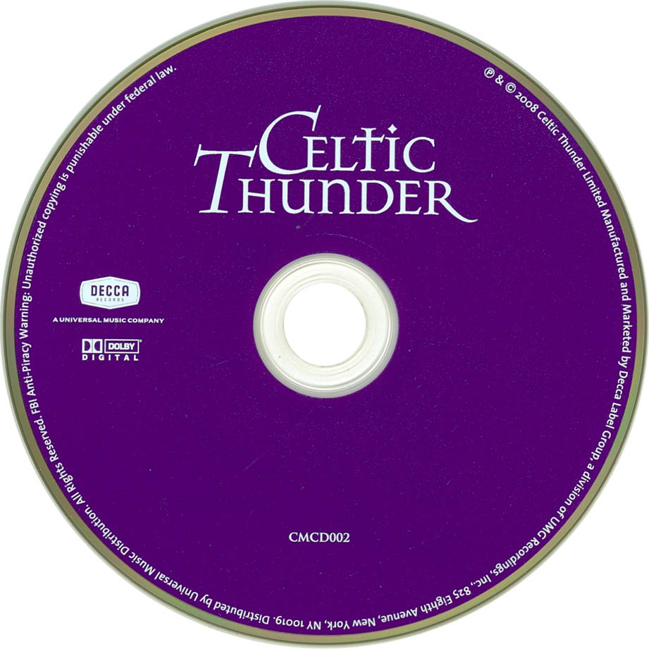 Cartula Cd de Celtic Thunder - Celtic Thunder