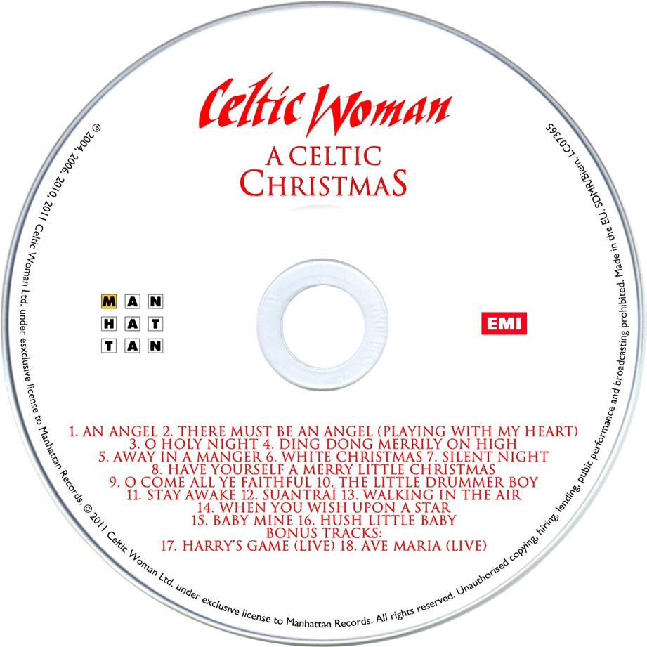 Cartula Cd de Celtic Woman - A Celtic Christmas