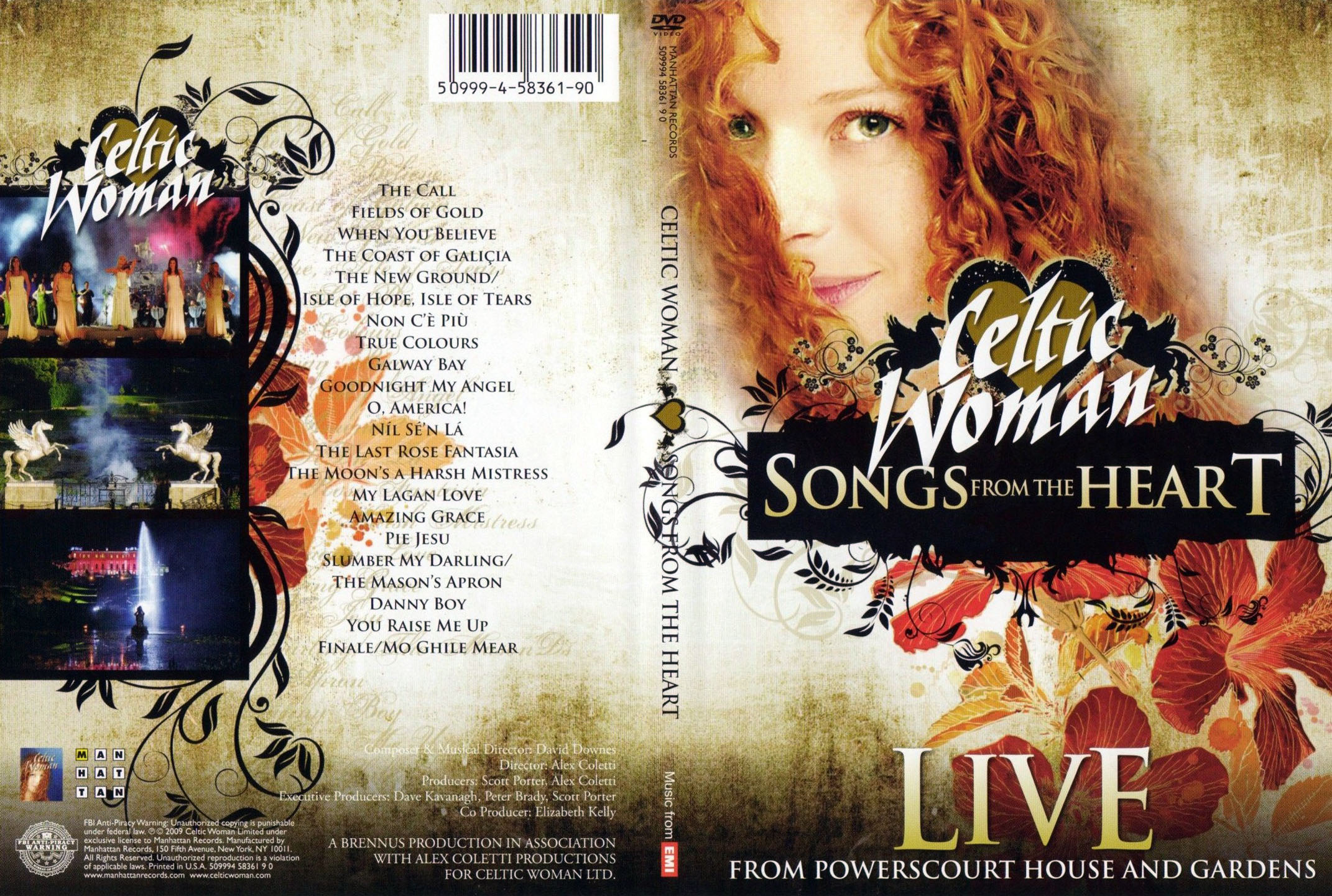Cartula Caratula de Celtic Woman - Songs From The Heart (Dvd)